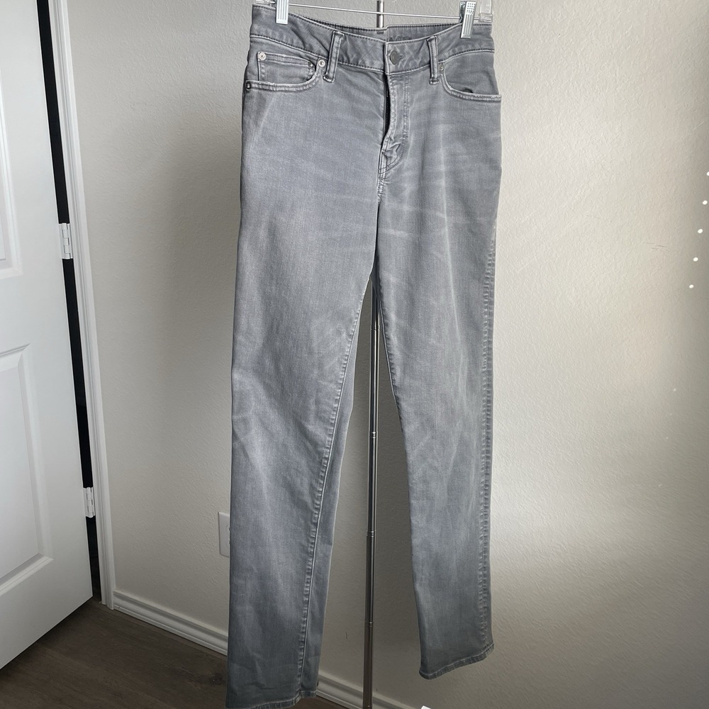 American Eagle Next Level Flex Slim‎ Straight Men's Gray Denim Jeans 30x36
